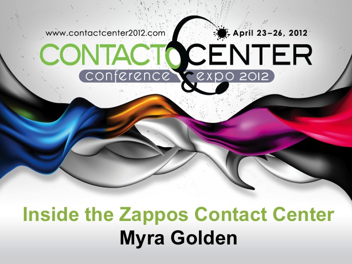 Myra Golden Keynote Contact Center Association