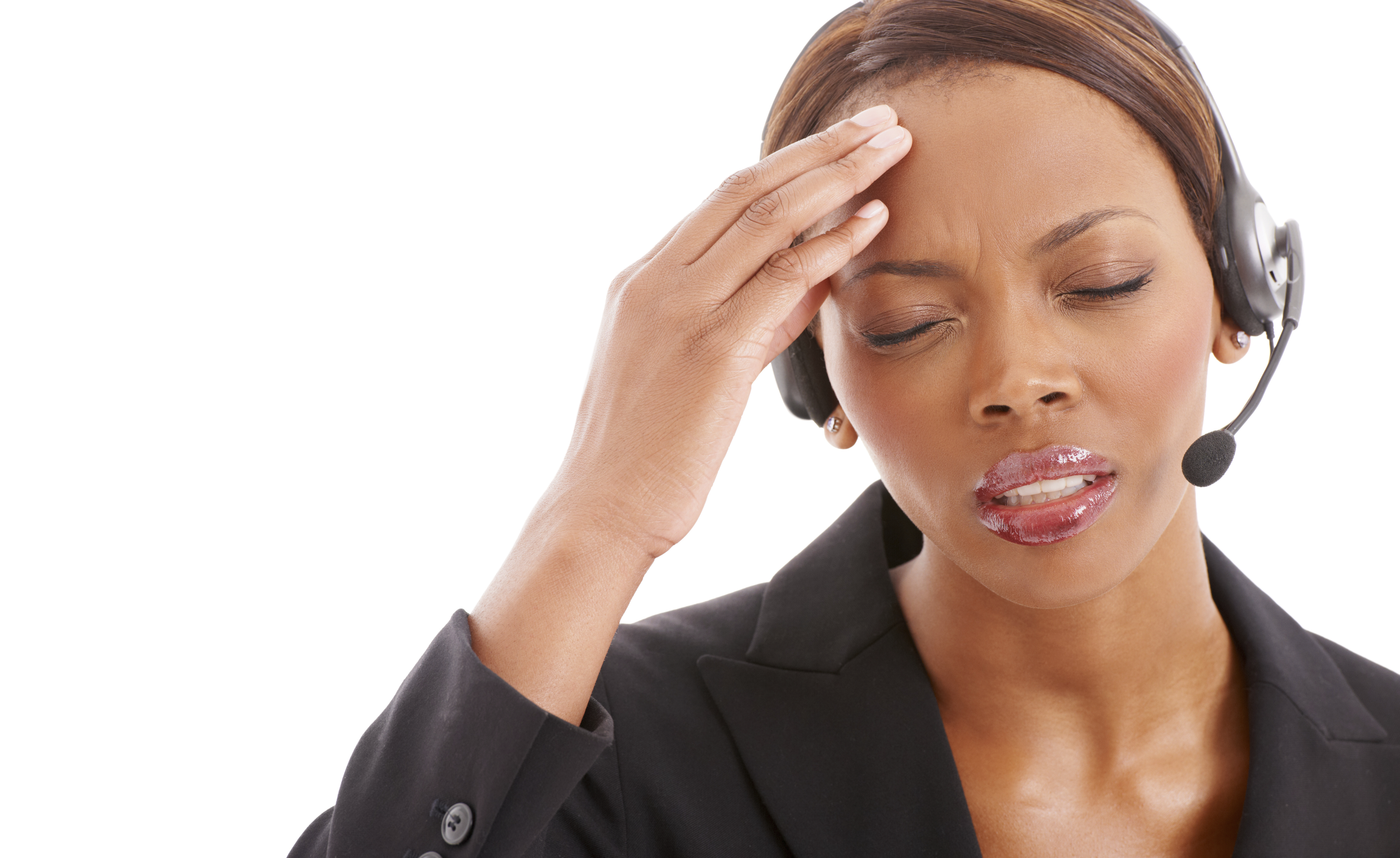 Stressful day at work