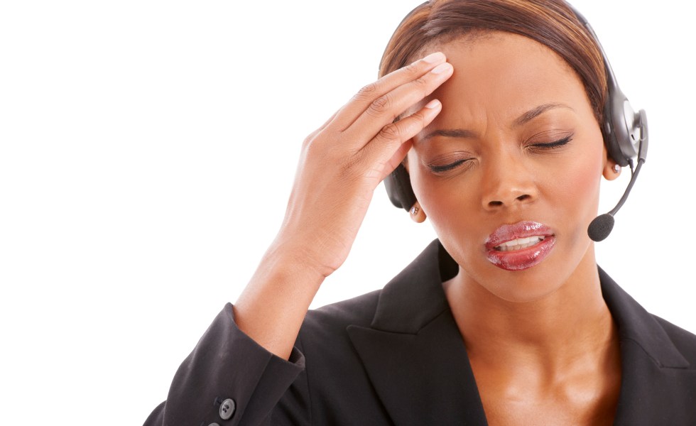 Stressful day at work